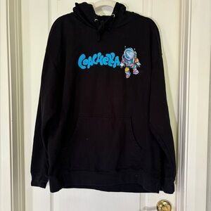 Coachella Hoodie Astronaut Black Pullover Unisex Men’s Large Festival Space Art